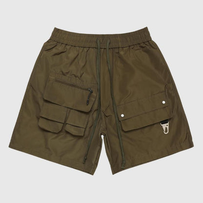 Outdoor Solid Cargo Shorts Grey / L