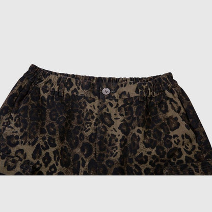 Leopard Cargo Shorts Leopard / 2XL