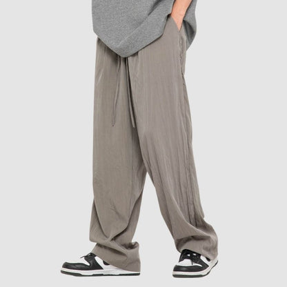 Simple Straight Leg Yamamoto Pants Apricot / S
