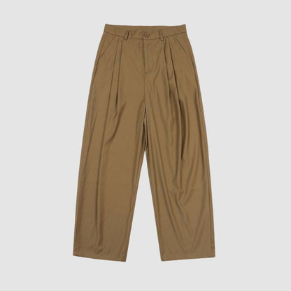 Loose Simple Shirt Set Shirts / Khaki / 2XL