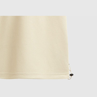 Solid Polo Tee Set Apricot / M