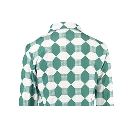 Geometric Printed Shirt Set Black / L