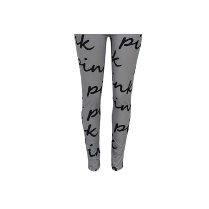 Letter Printed Zipper Set Grey / L