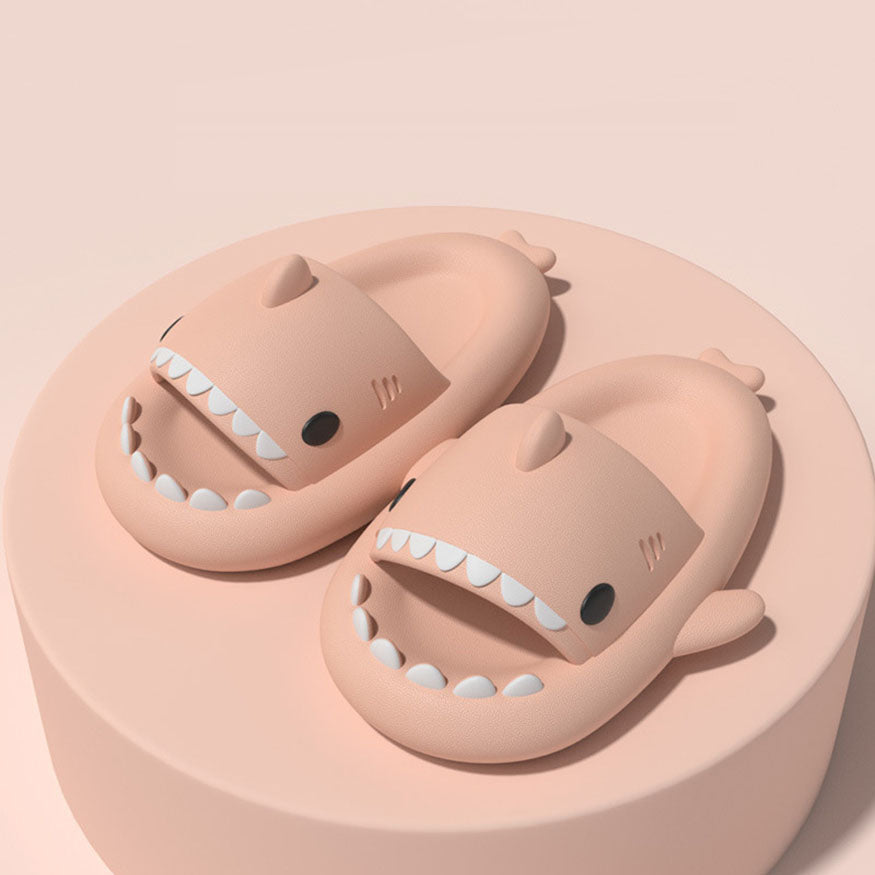 Chunky Platform Shark Shaped Slides Blue / EU:42-43:US Women's 11-12.5 Men's 8.5-10