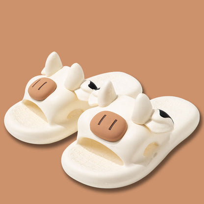 Cute Animal Shape Slides Pink / EU:40-41:US Women's 9-10.5 Men's 6.5-8