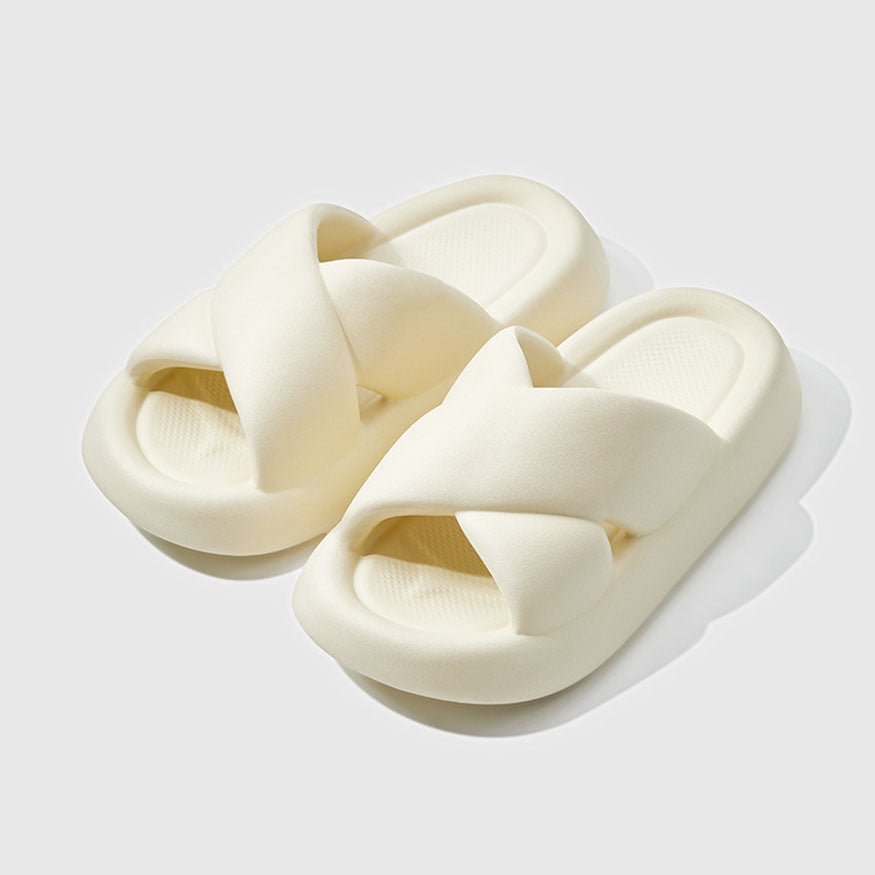 Chunky Platform Cross Slides Rose / EU:39-40:US Women's 8-9.5 Men's 5.5-7