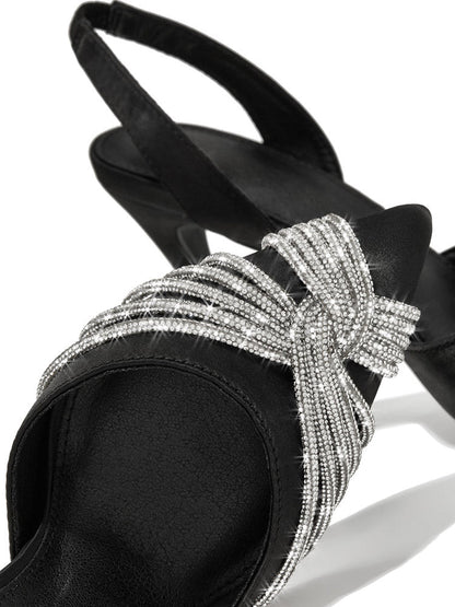 Embellished High Heel Pumps Black / 6.5/7
