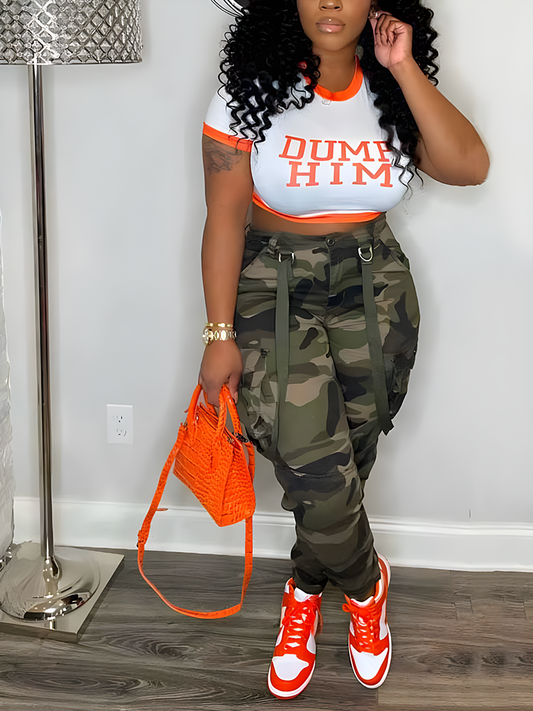 Camo Cargo Joggers Camo / S